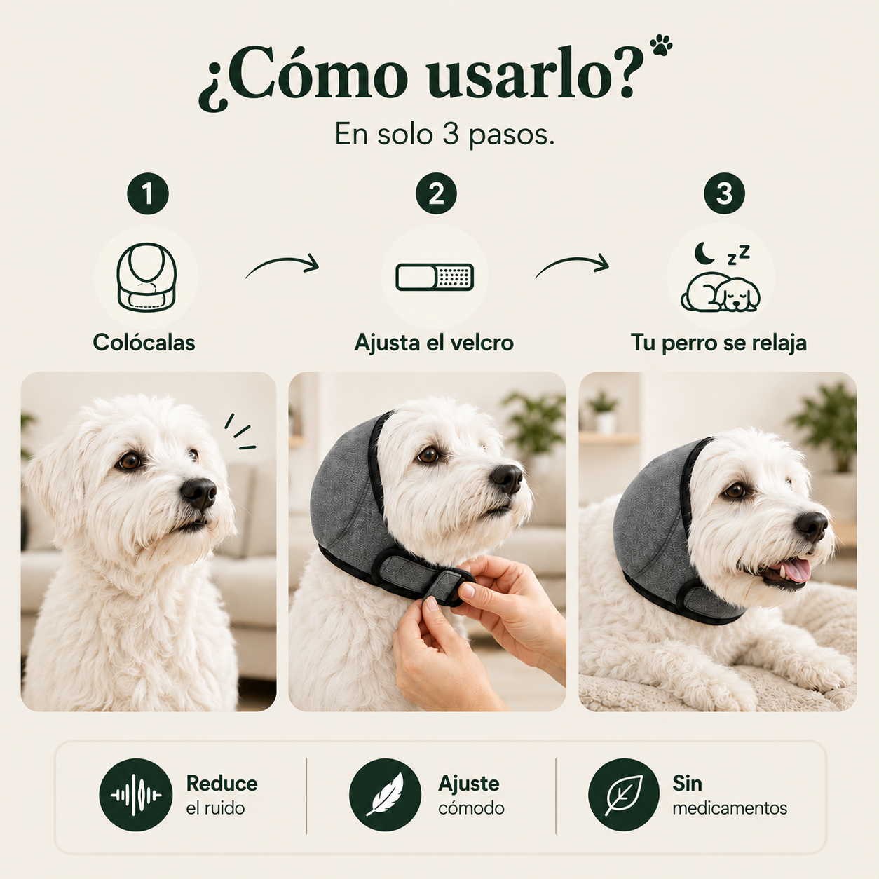 Pawflow Calm - Protector calmante para perros