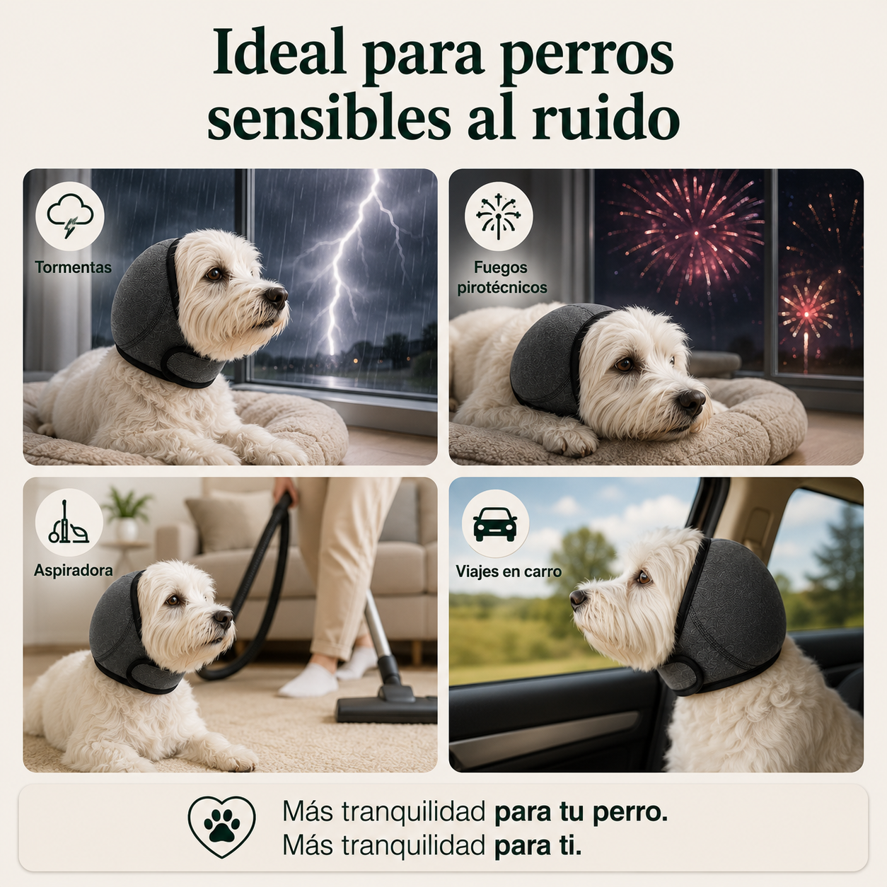 Pawflow Calm - Protector calmante para perros