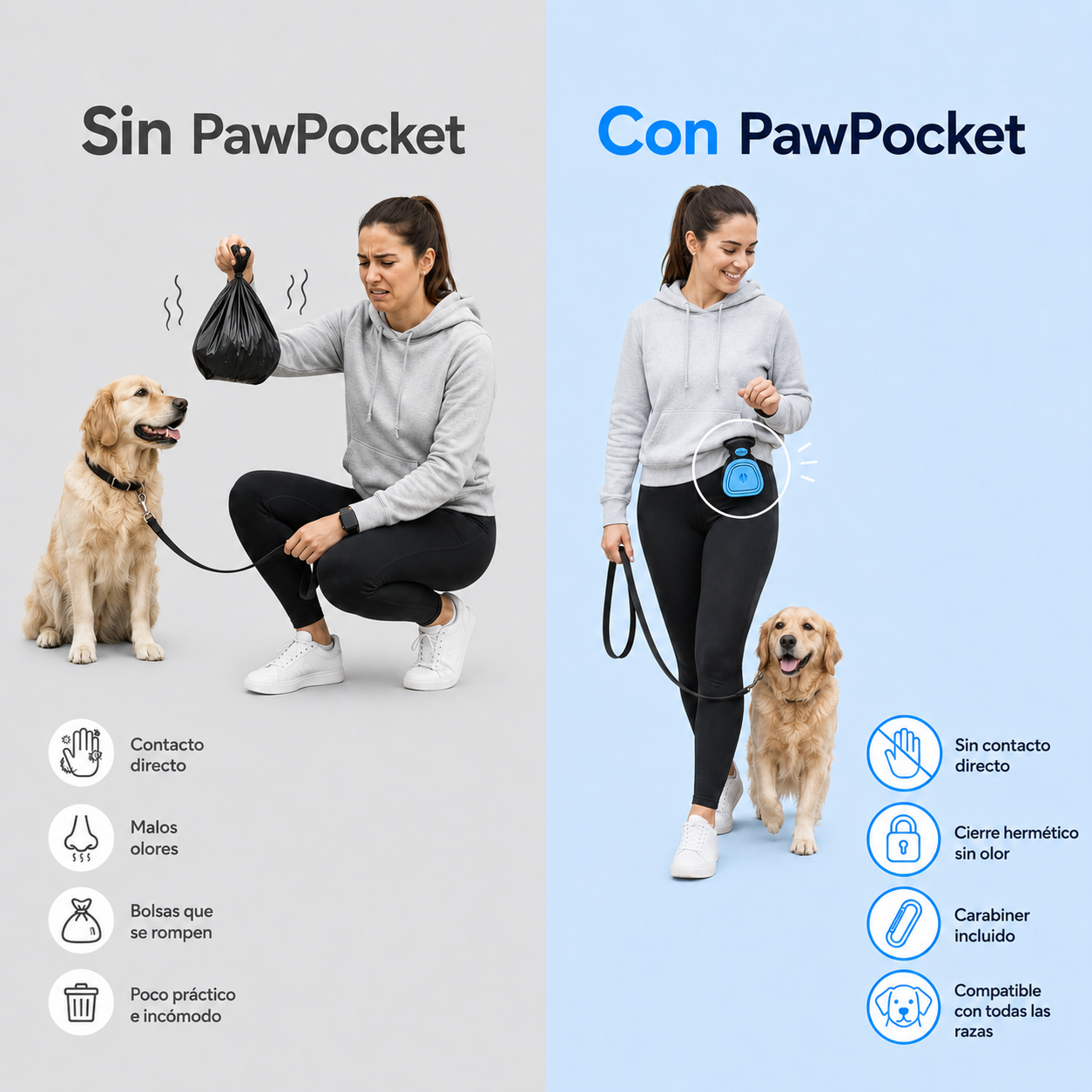 PawPocket™ Recogedor Higiénico para Perros